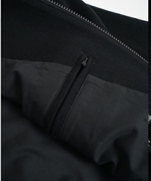 VU ヴウ stand collar coach blouson [BLACK] vu-blu-006