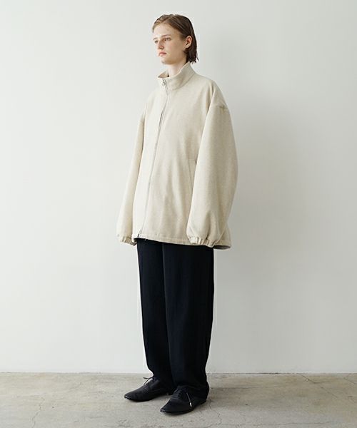 VU ヴウ stand collar coach blouson [OFF WHITE] vu-blu-006