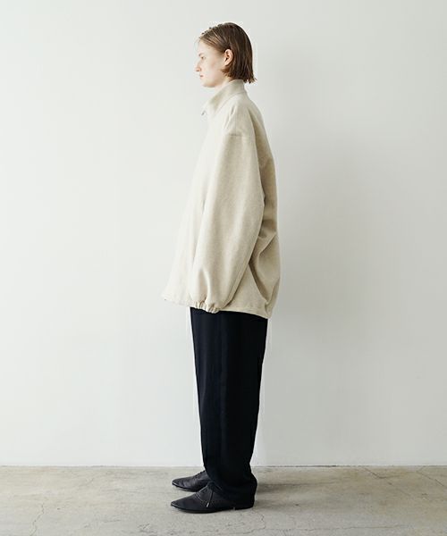 VU ヴウ stand collar coach blouson [OFF WHITE] vu-blu-006