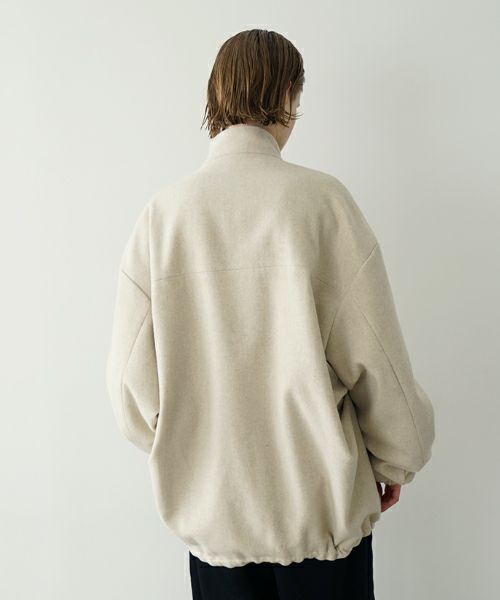 VU ヴウ stand collar coach blouson [OFF WHITE] vu-blu-006