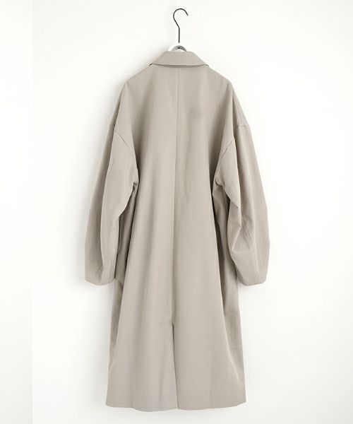 VUヴウlong soutien collar coat finx cotton [CHALK] vu-cot-003
