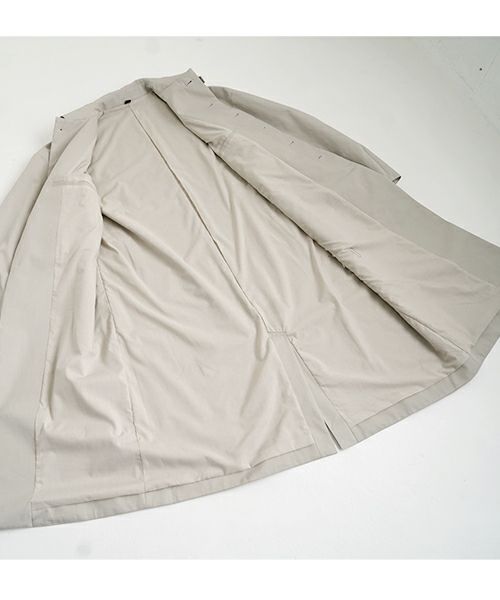 VUヴウlong soutien collar coat finx cotton [CHALK] vu-cot-003