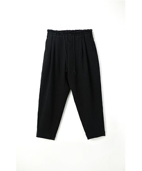 YANTOR　ヤントル 0 Count KhadiCotton Gokuraku Pants[Y255PT02/BLACK]