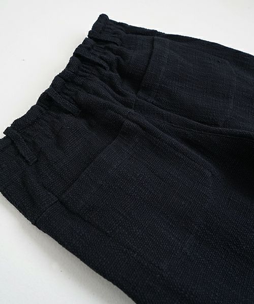 YANTOR　ヤントル 0 Count KhadiCotton Gokuraku Pants[Y255PT02/BLACK]