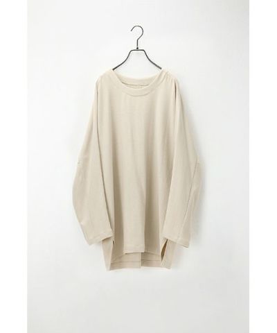 YANTOR　ヤントル6ply KhadiCotton Long Pullover[Y255PO04/OFFWHITE]