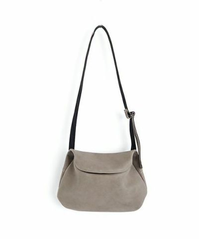macromauro マクロマウロ<br>【別注 special only】tonybob mini Glove Leather[gray]<br>トニーボブミニ　がま口バッグ