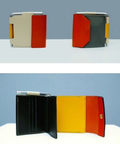 macromauro マクロマウロ<br>AL FOLDED WALLET MALTI[RED]