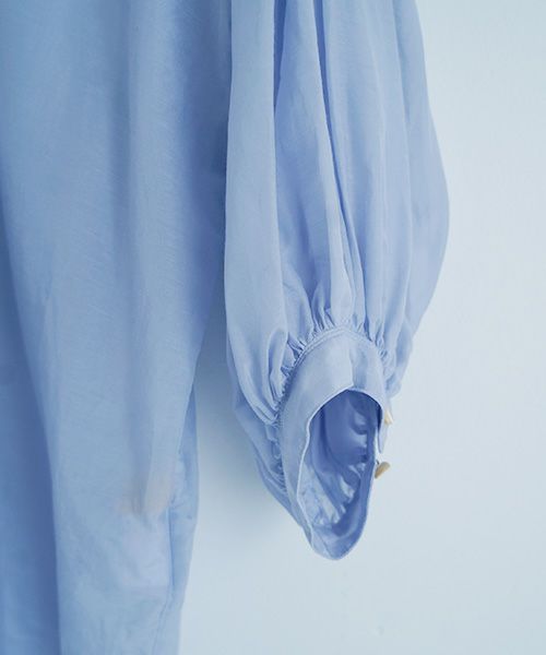  suzuki takayukiスズキタカユキpuff-sleeve blouse [S251-20/aqua]