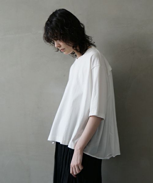 suzuki takayukiスズキタカユキcombination t-shirt ［s251-33/off white] 