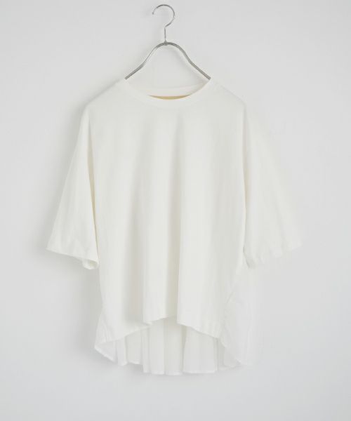 suzuki takayukiスズキタカユキcombination t-shirt ［s251-33/off white] 