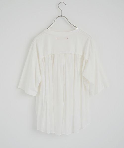 suzuki takayukiスズキタカユキcombination t-shirt ［s251-33/off white] 