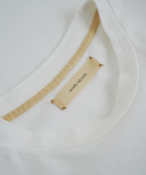 suzuki takayukiスズキタカユキcombination t-shirt ［s251-33/off white] 