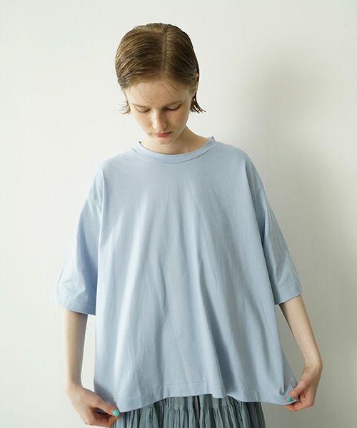 suzuki takayukiスズキタカユキcombination t-shirt ［s251-33/pale sky blue]