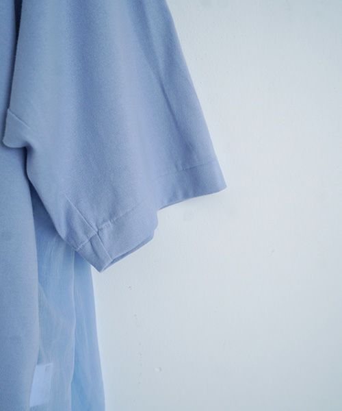 suzuki takayukiスズキタカユキcombination t-shirt ［s251-33/pale sky blue]