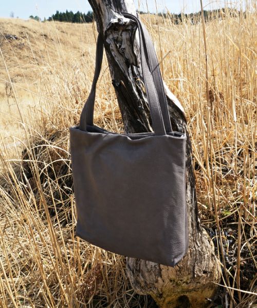 VU PRODUCTヴウプロダクトshoulder toto [GRAY] vu-product-B16 鹿革ショルダートート