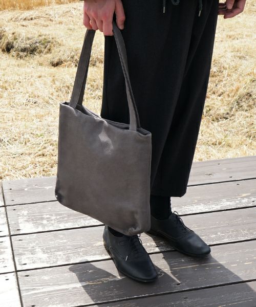 VU PRODUCTヴウプロダクトshoulder toto [GRAY] vu-product-B16 鹿革ショルダートート