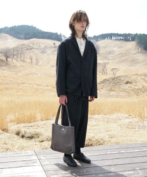 VU PRODUCTヴウプロダクトshoulder toto [GRAY] vu-product-B16 鹿革ショルダートート