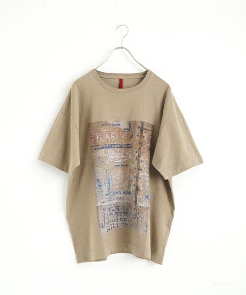 YANTOR ヤントル　Kashi Wall T-shirts[Y255CS01/BEIGE]