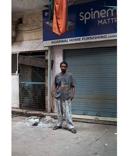 YANTOR　ヤントル　Kashi Wall T-shirts[Y255CS01/CHARCOAL]