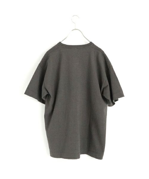 YANTOR　ヤントル　Kashi Wall T-shirts[Y255CS01/CHARCOAL]