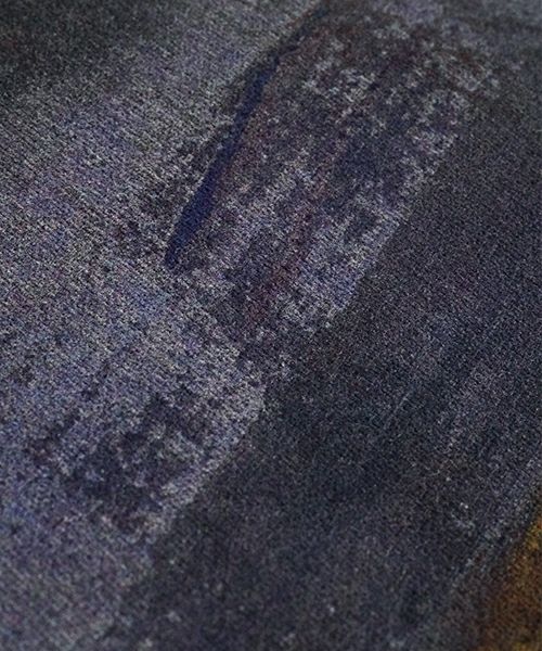 YANTOR　ヤントル　Kashi Wall T-shirts[Y255CS01/CHARCOAL]