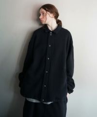 VU / ヴウ sweat coach jacket  [BLACK] vum-jk-02