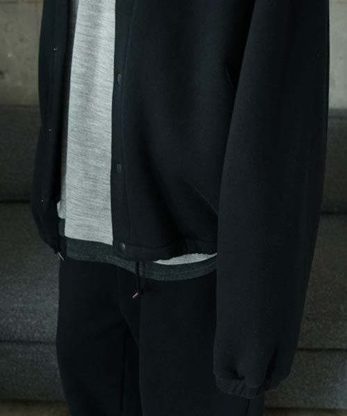 VU / ヴウ sweat coach jacket  [BLACK] vum-jk-02