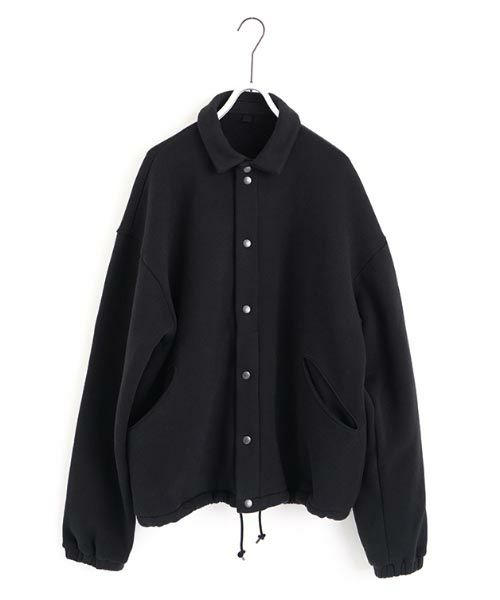 VU / ヴウ sweat coach jacket  [BLACK] vum-jk-02