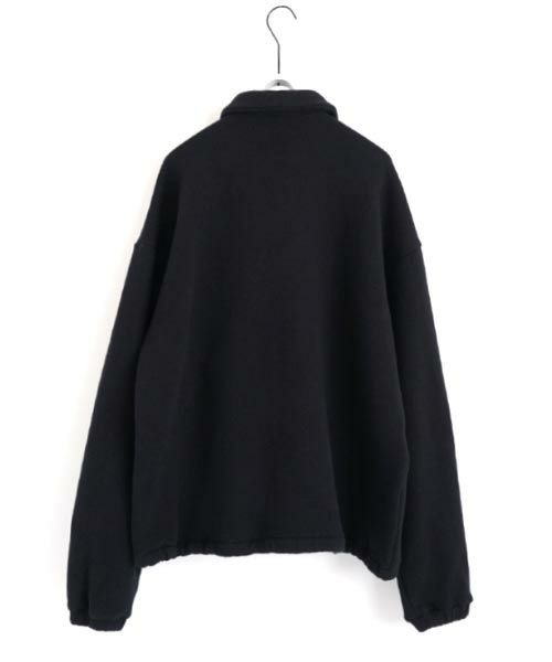 VU / ヴウ sweat coach jacket  [BLACK] vum-jk-02