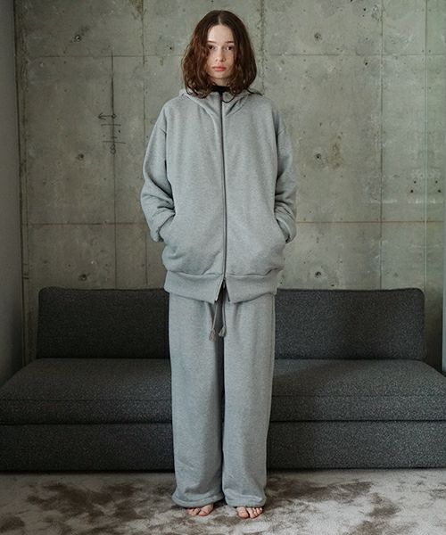 VU / ヴウ zip hoody [HEATHER GRAY] vum-ho-01