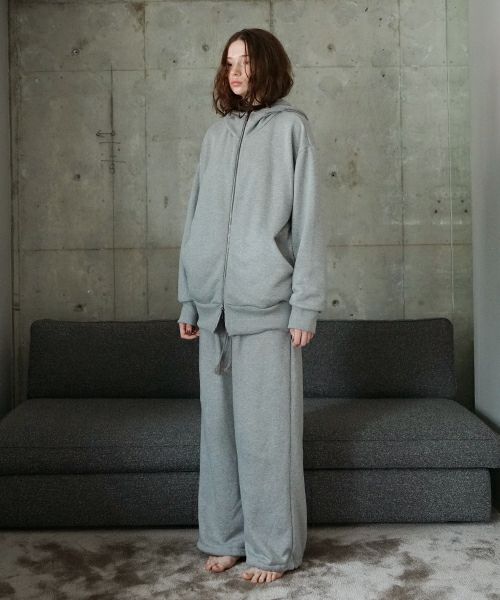 VU / ヴウ zip hoody [HEATHER GRAY] vum-ho-01