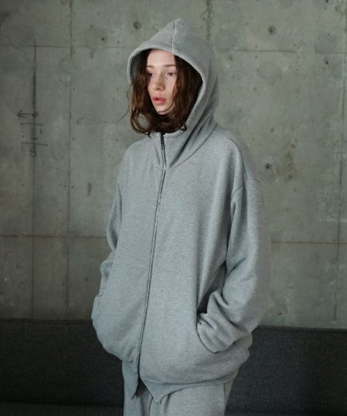 VU / ヴウ zip hoody [HEATHER GRAY] vum-ho-01