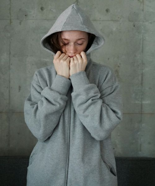 VU / ヴウ zip hoody [HEATHER GRAY] vum-ho-01