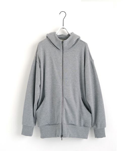 VU / ヴウ zip hoody [HEATHER GRAY] vum-ho-01