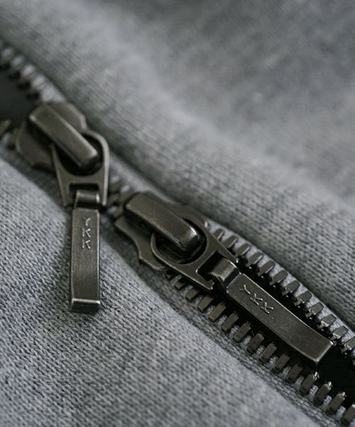 VU / ヴウ zip hoody [HEATHER GRAY] vum-ho-01