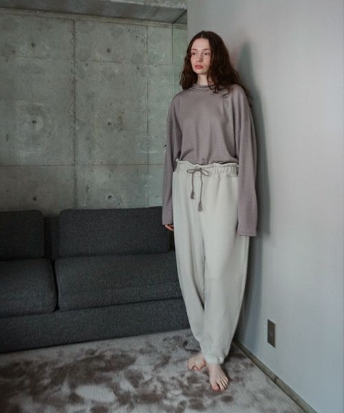 VU / ヴウ sweat easy pants [PALE GRAY] vum-pt-05
