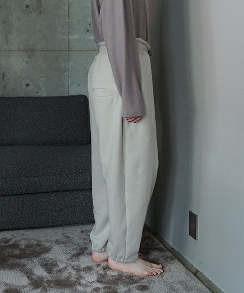 VU / ヴウ sweat easy pants [PALE GRAY] vum-pt-05