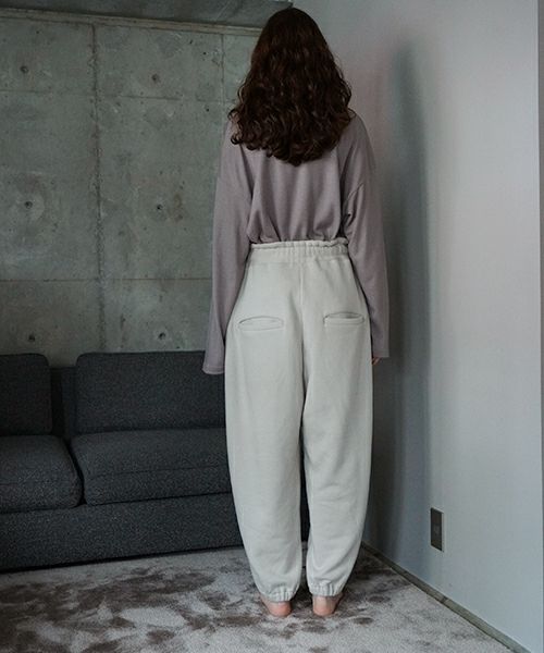 VU / ヴウ sweat easy pants [PALE GRAY] vum-pt-05