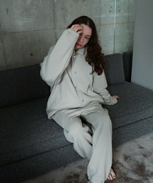 VU / ヴウ sweat easy pants [PALE GRAY] vum-pt-05