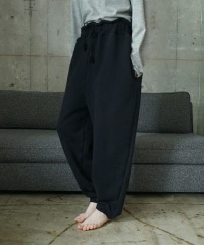 VU<br>ヴウ<br>sweat easy pants  [BLACK] vum-pt-05