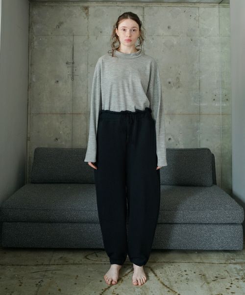VU / ヴウ sweat easy pants  [BLACK] vum-pt-05