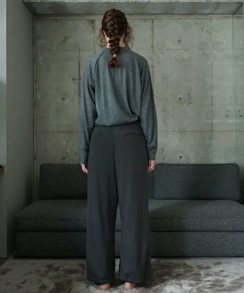 VU ヴウ sweat wide pants [GRAHITE] vum-pt-06