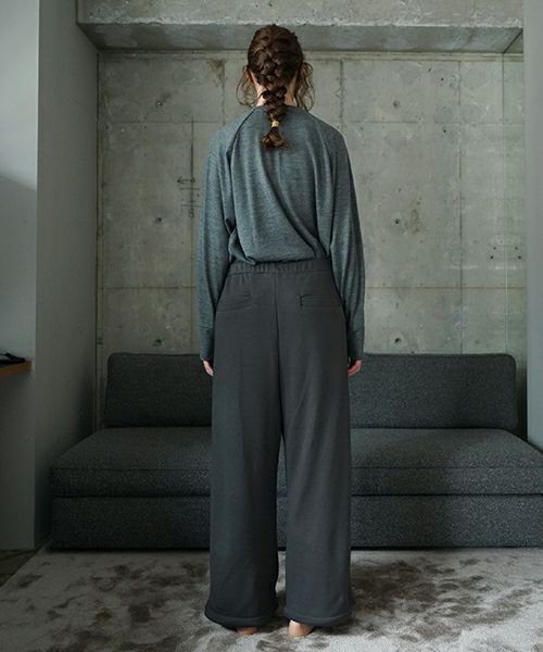 VU ヴウ sweat wide pants [GRAHITE] vum-pt-06