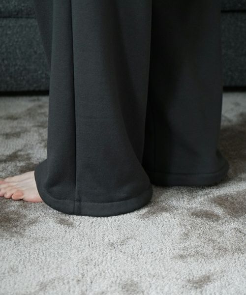 VU ヴウ sweat wide pants [GRAHITE] vum-pt-06