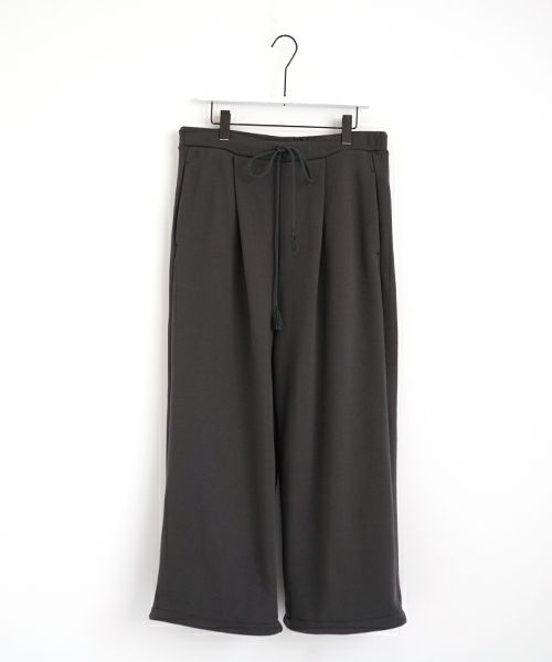 VU ヴウ sweat wide pants [GRAHITE] vum-pt-06