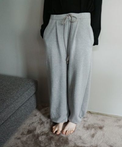 VU<br>ヴウ<br>sweat wide pants [HEATHER GRAY] vum-pt-06