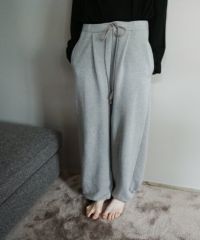 VU ヴウ sweat wide pants [HEATHER GRAY] vum-pt-06