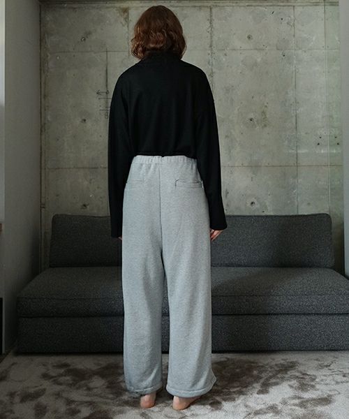 VU ヴウ sweat wide pants [HEATHER GRAY] vum-pt-06