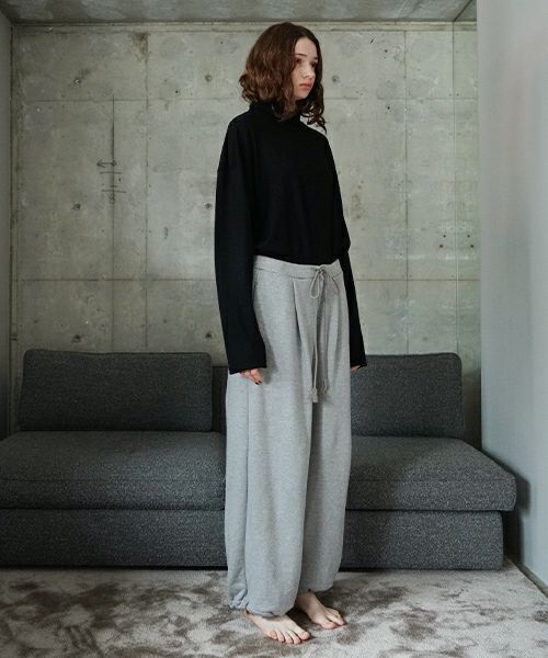 VU ヴウ sweat wide pants [HEATHER GRAY] vum-pt-06