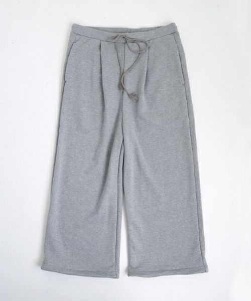 VU ヴウ sweat wide pants [HEATHER GRAY] vum-pt-06